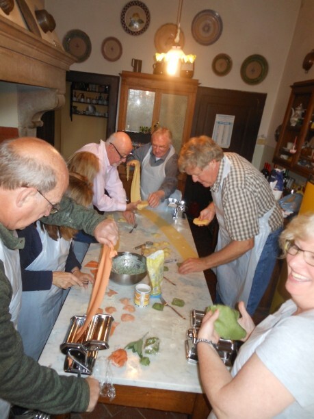 having fun in the kitchen